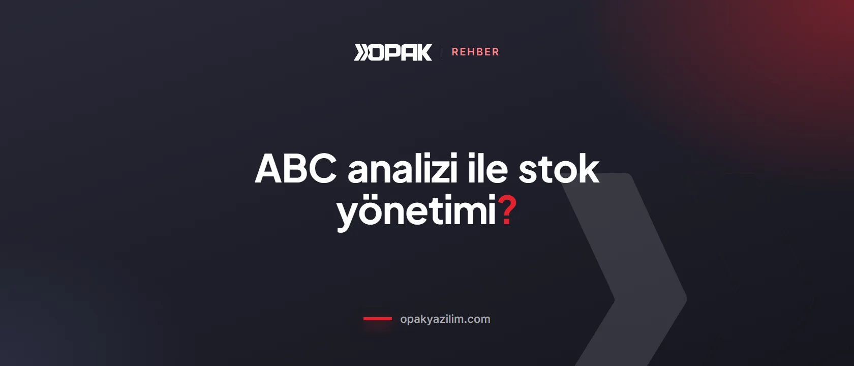 ABC analizi ile stok yönetimi kapak görseli