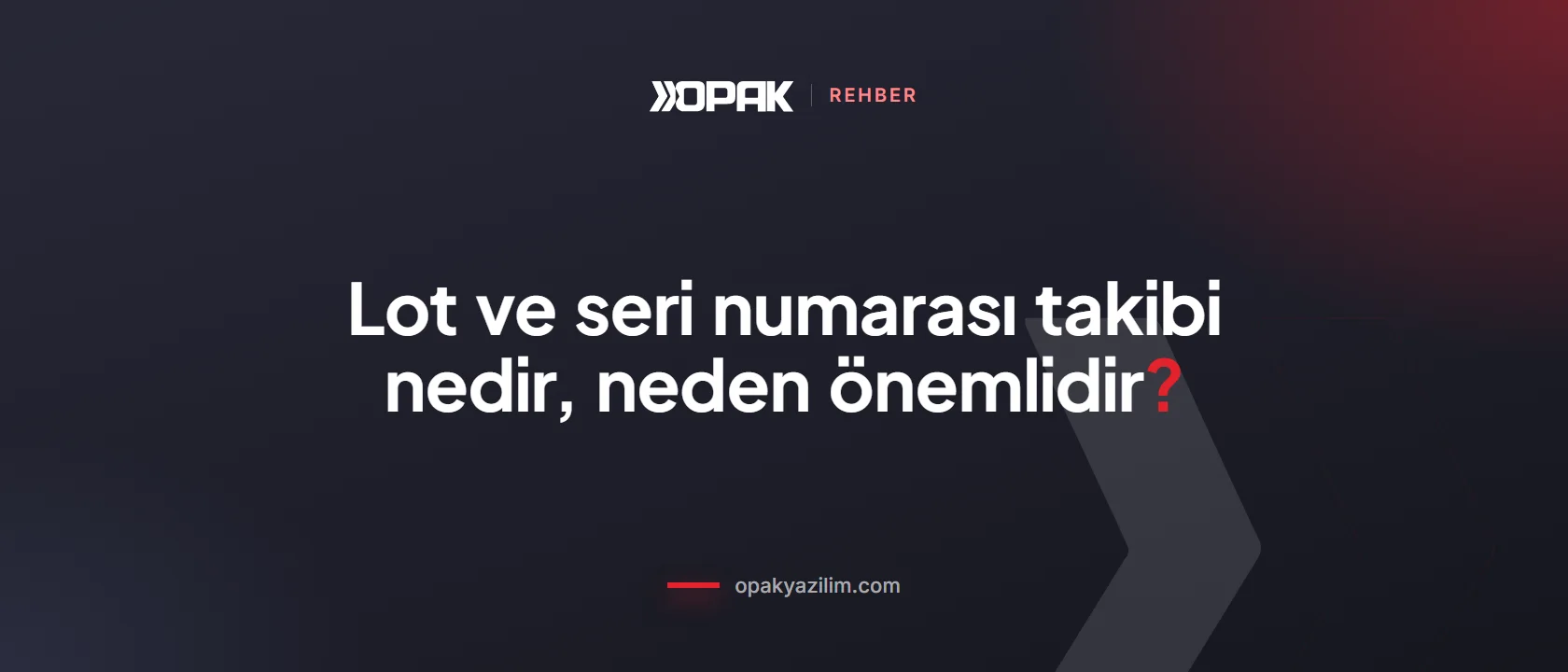 Lot ve seri numarası takibi kapak görseli
