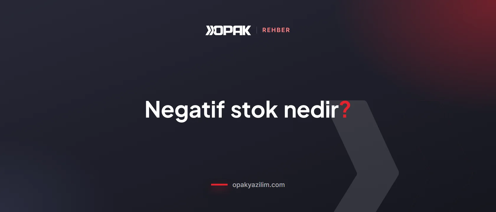 Negatif stok nedir kapak görseli