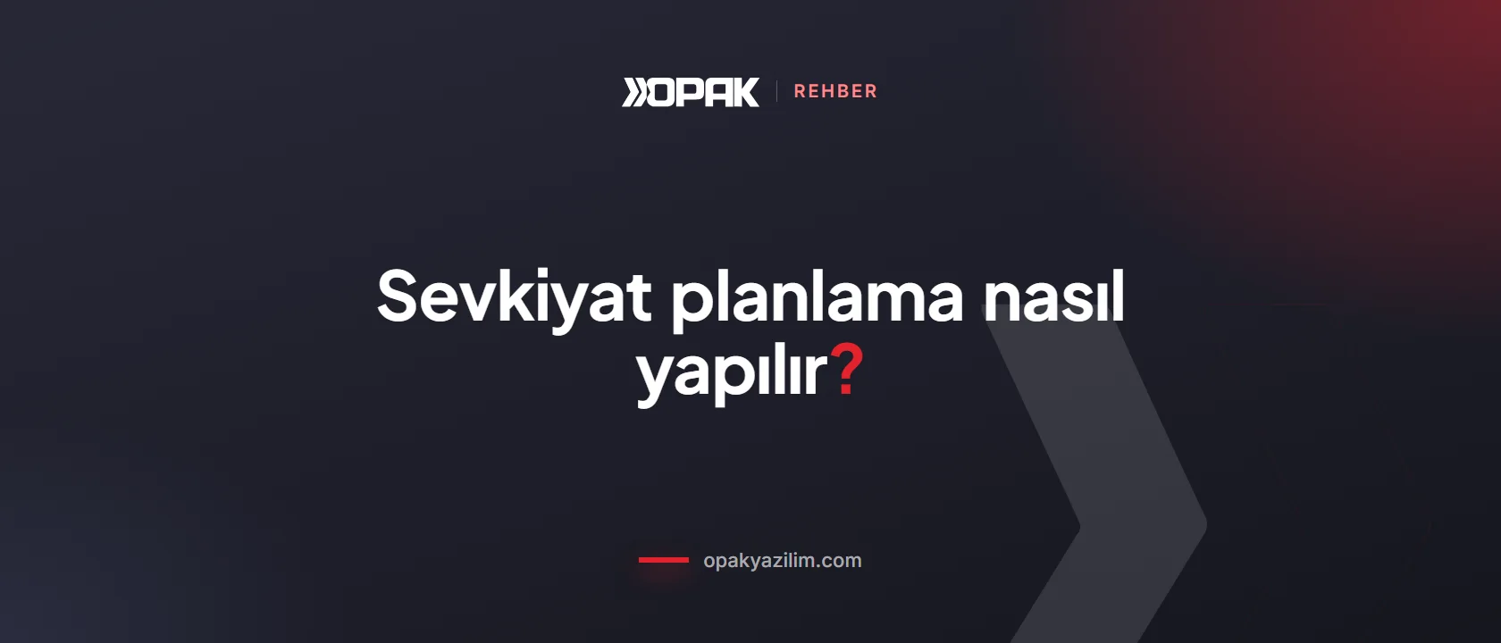 Sevkiyat planlama rehberi kapak görseli