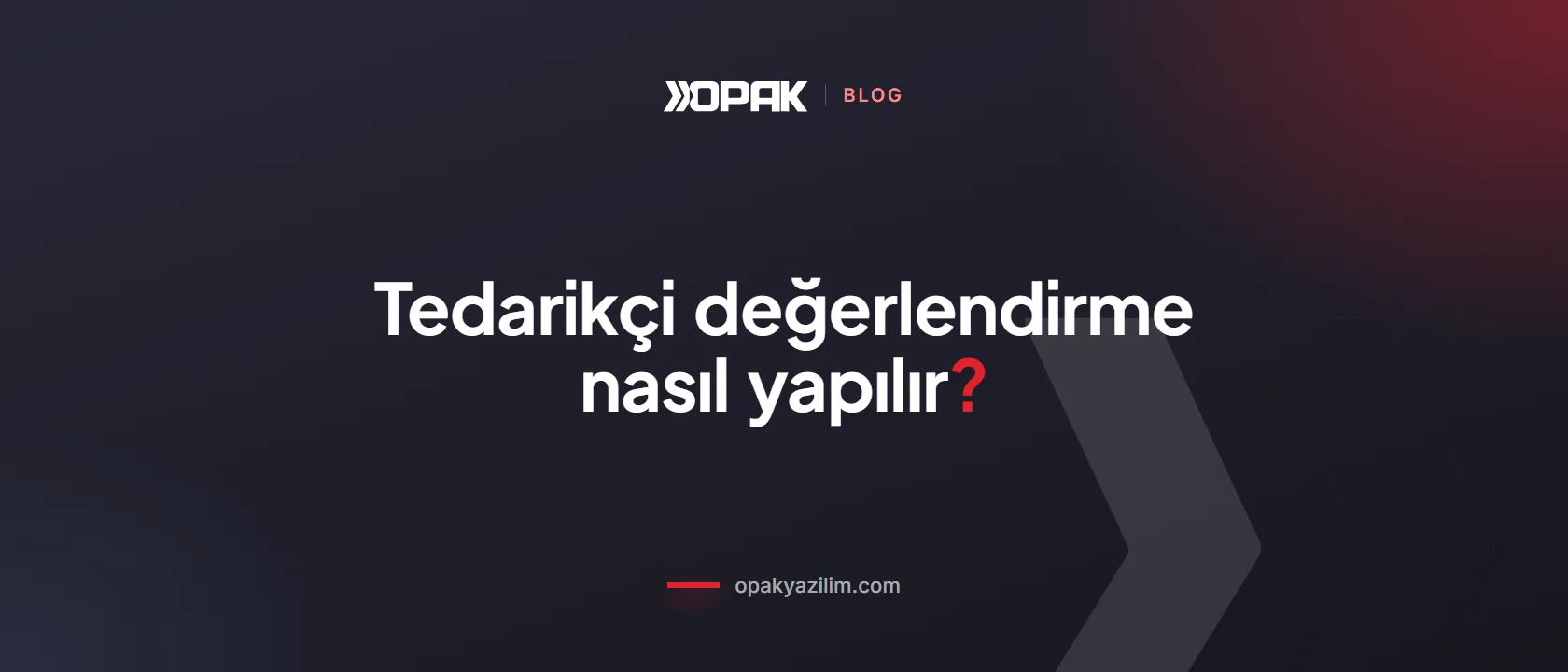 Tedarikçi değerlendirme kriterleri kapak görseli