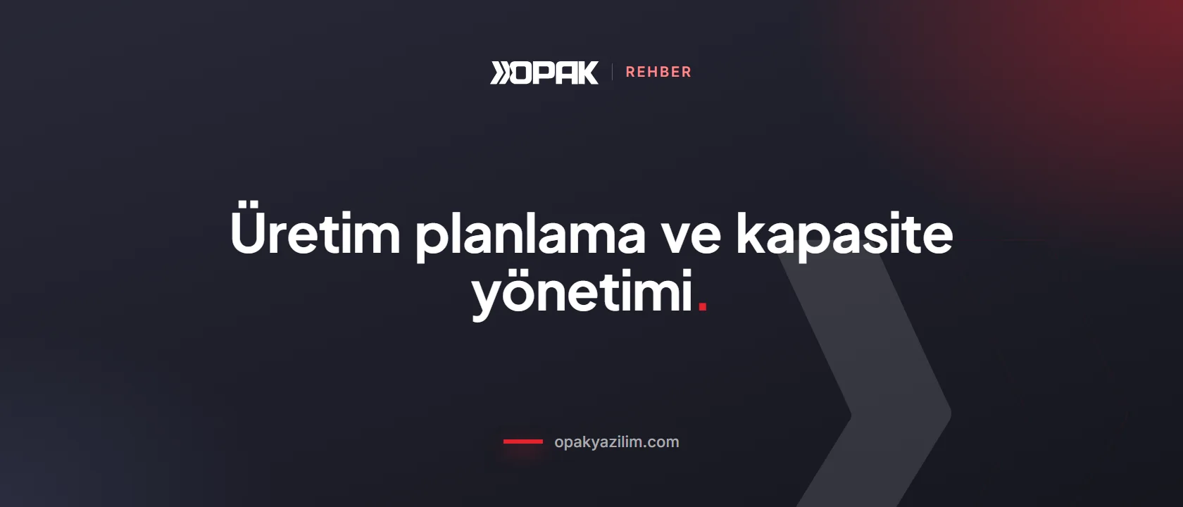 Üretim planlama ve kapasite yönetimi kapak görseli